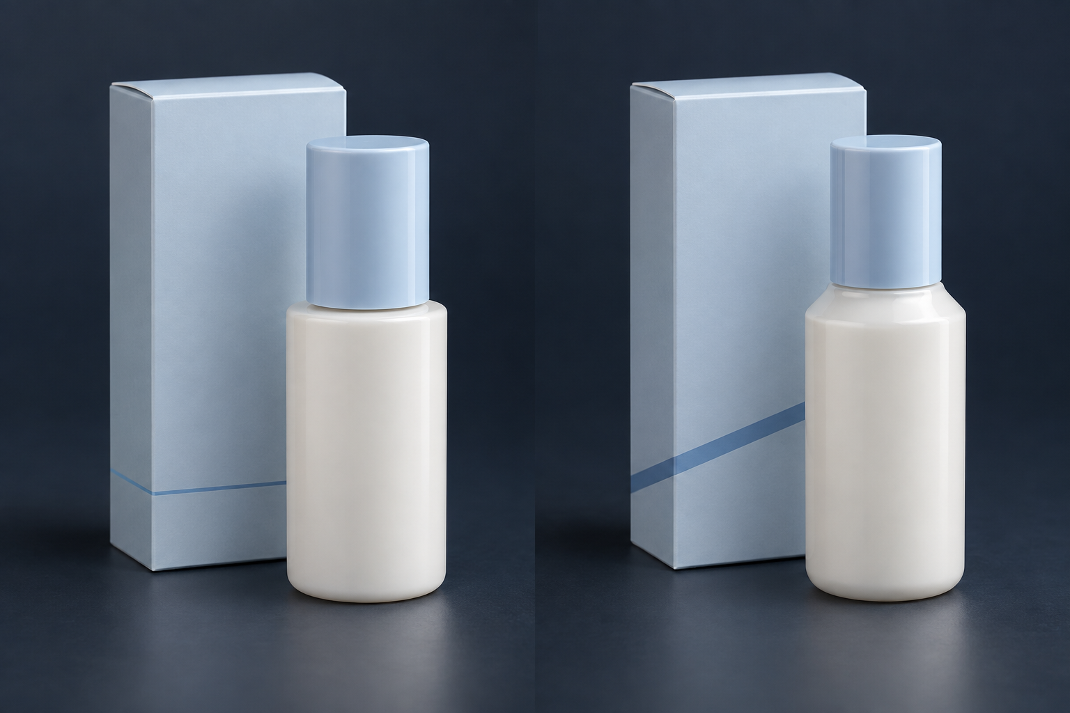Synthetic skincare product comparison